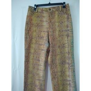 CENTRAL FALLS Women's  Multicolor  Pants High Rise Size 12 ( 923)